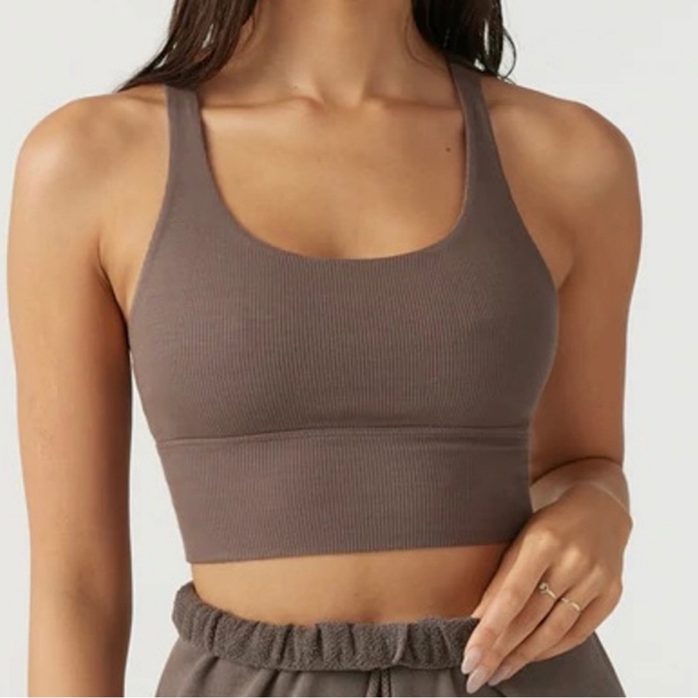 Joah Brown Varsity Tank Bra SM/M Mauve
